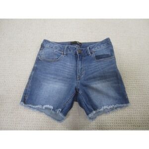 1822 Denim Womens Cutoff Shorts Size 6 Acid Dark Wash Distressed Casual Denim